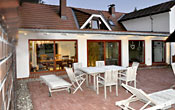 Ferienhaus A, Terrasse